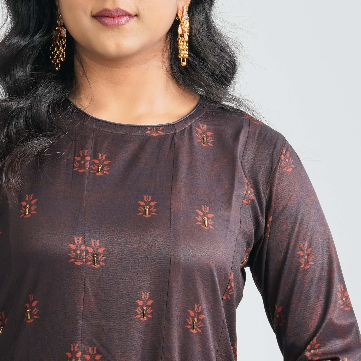 Women Crepe Georgette Gown