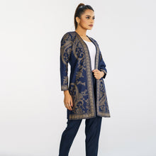 Load image into Gallery viewer, ETHNIC JACKET-NAVY
