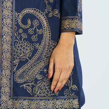 Load image into Gallery viewer, ETHNIC JACKET-NAVY
