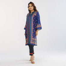 Load image into Gallery viewer, Women&#39;s Navy Ethnic Kurti
