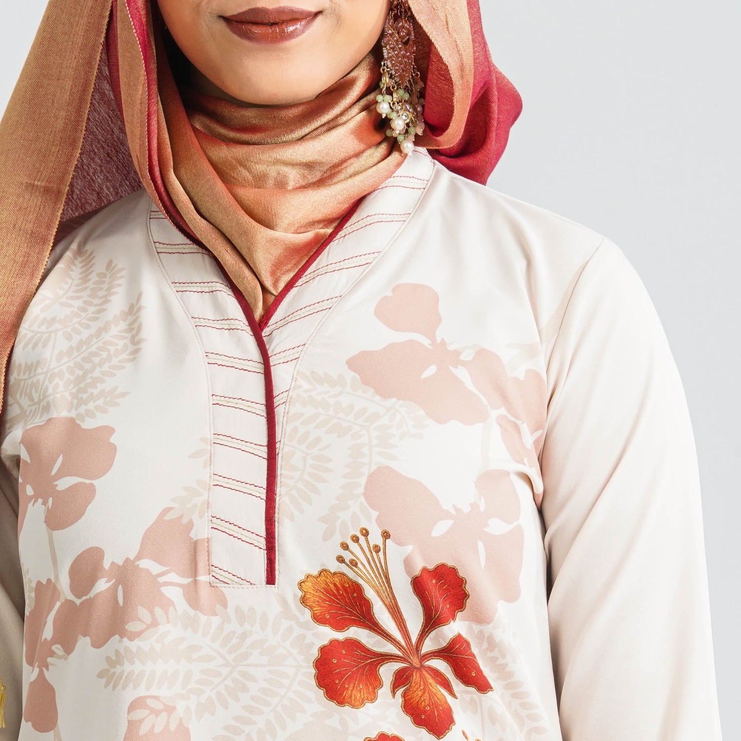 Women Blended Silk Kurti