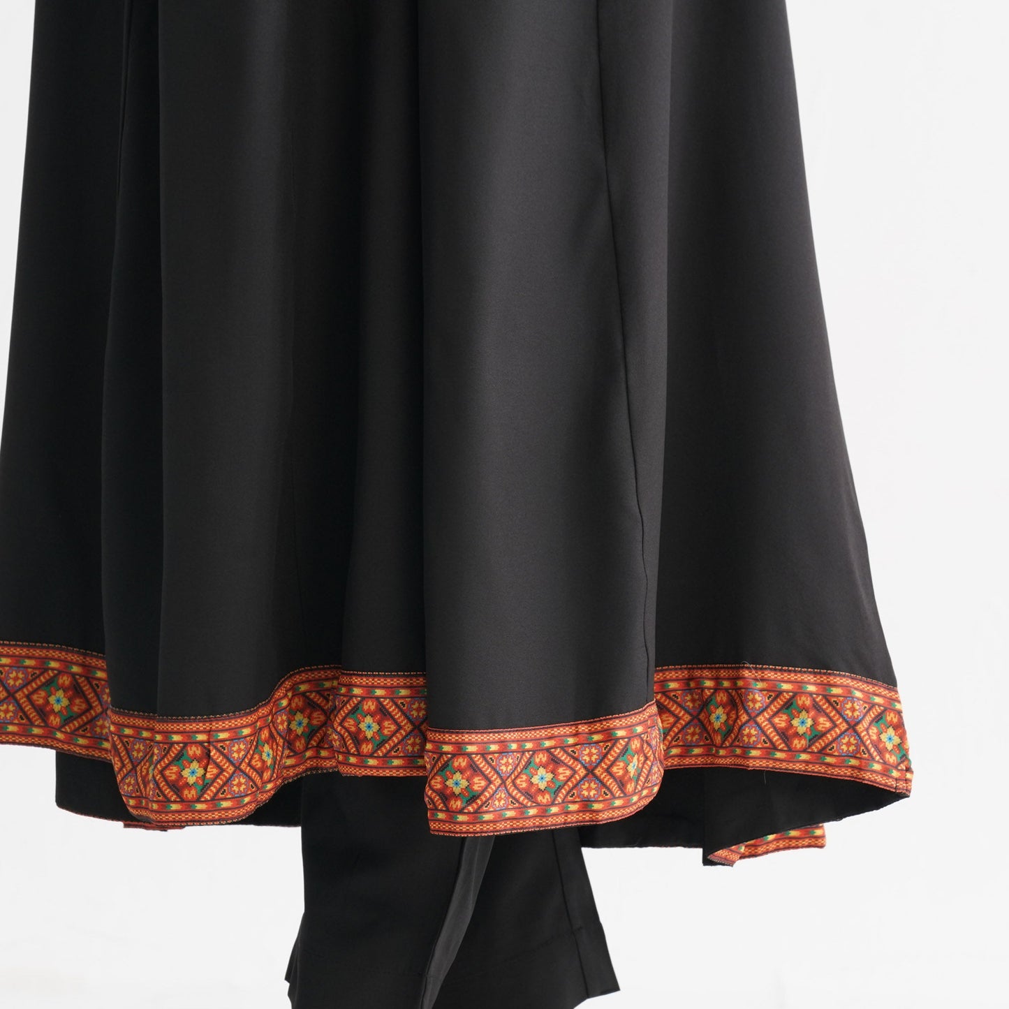 Womenâ€™s Premium Black Anarkali Kurti