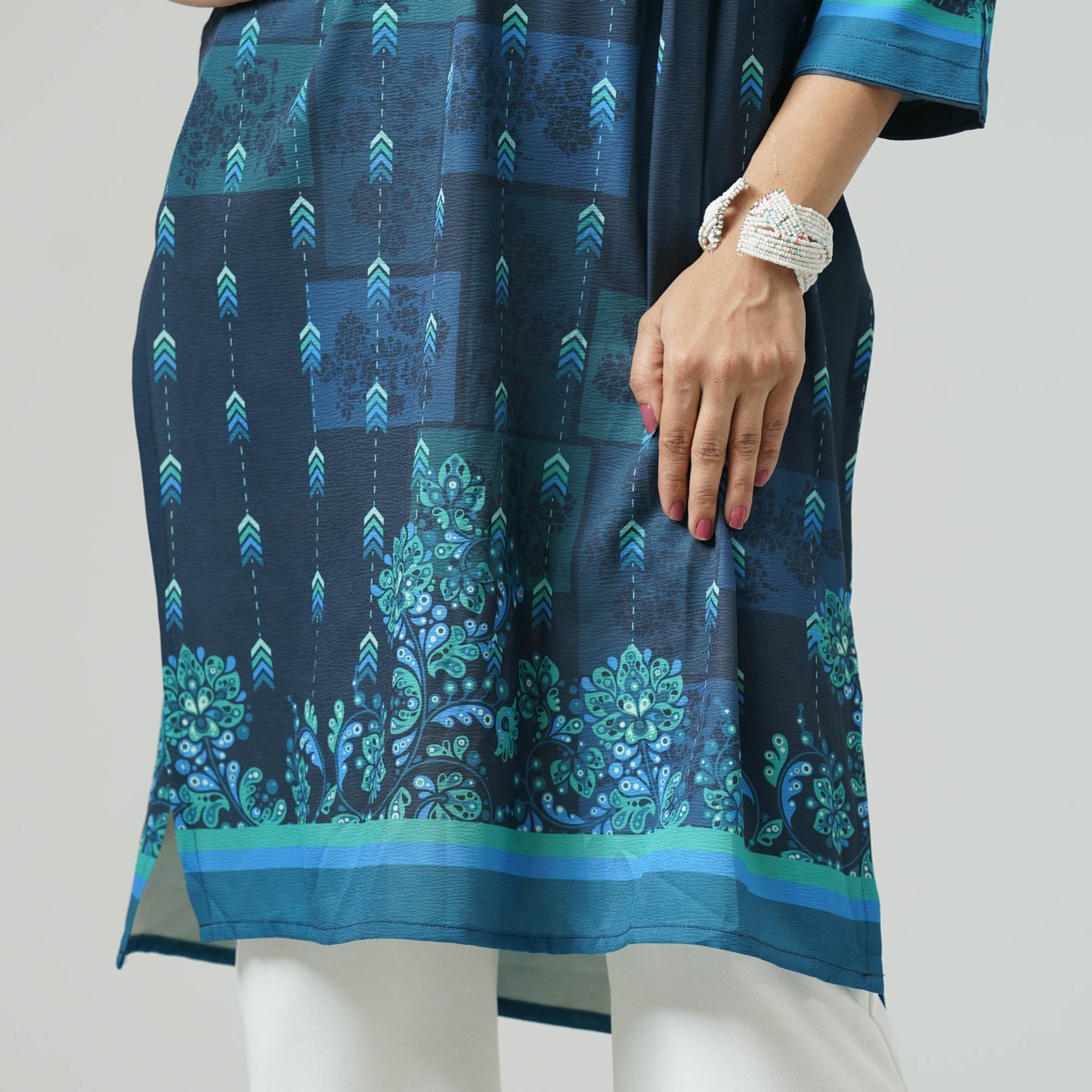 Womens Blue Kurti
