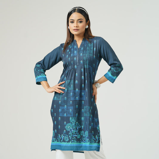 Womens Blue Kurti