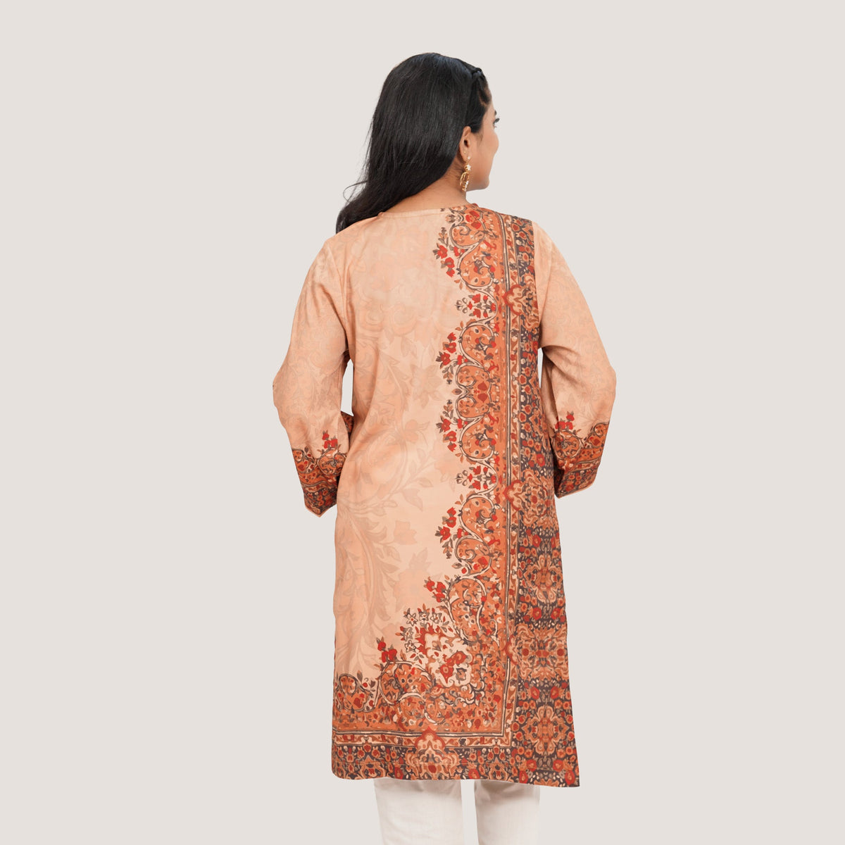 Womens Beige Kurti