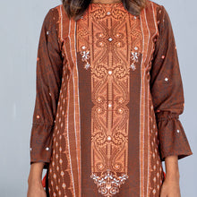 Load image into Gallery viewer, Ladies Kurti- Brown
