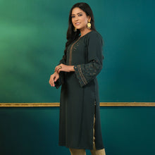 Load image into Gallery viewer, ETHNIC HIGH RANGE KURTI-GREEN
