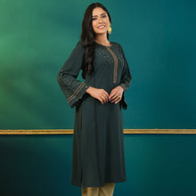 Load image into Gallery viewer, ETHNIC HIGH RANGE KURTI-GREEN
