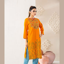 Load image into Gallery viewer, ETHNIC HIGH RANGE KURTI-ORANGE
