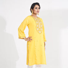 Load image into Gallery viewer, Women Yellow Kurti
