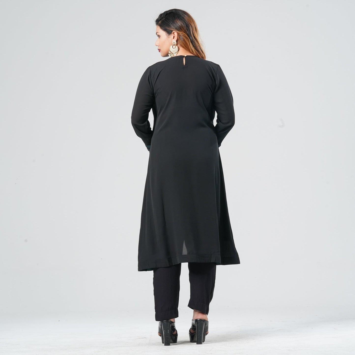 Women’s Georgette Double-Layered Kurti