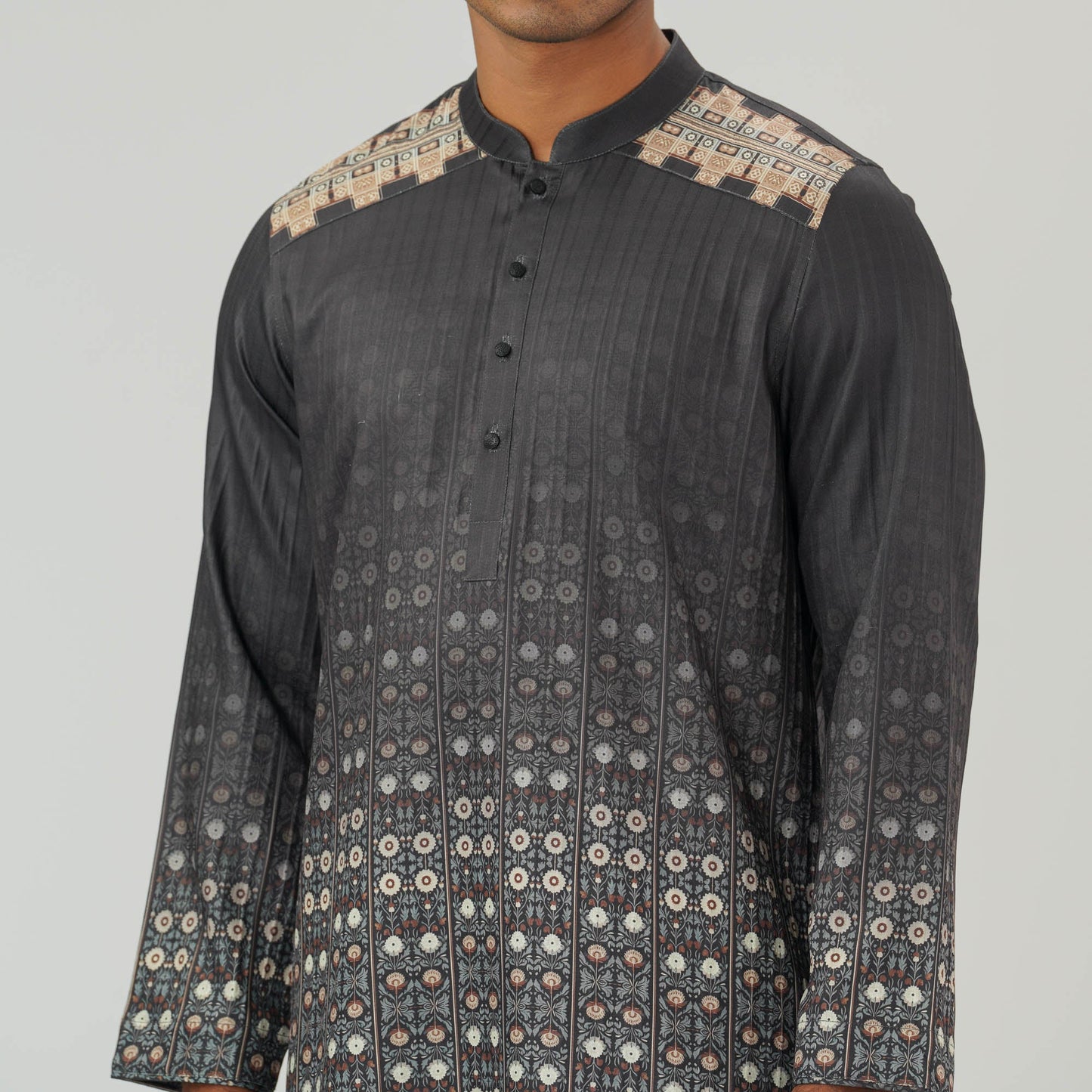 Mens Army Green Panjabi