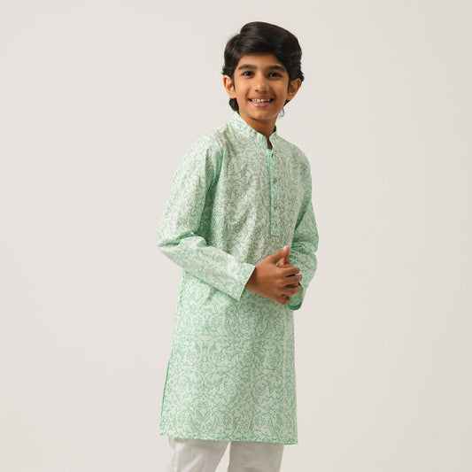 Boys Mint Green Panjabi