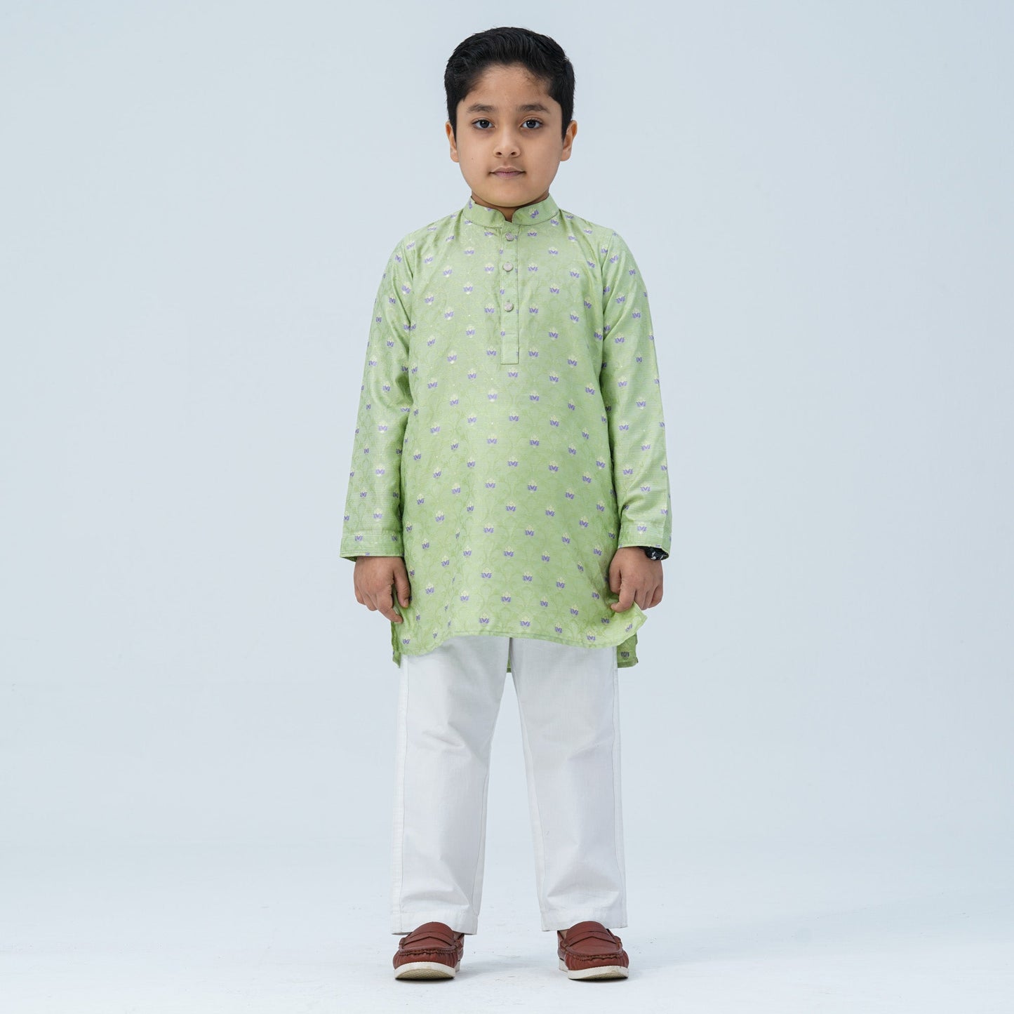 Boy's Cotton Green Panjabi