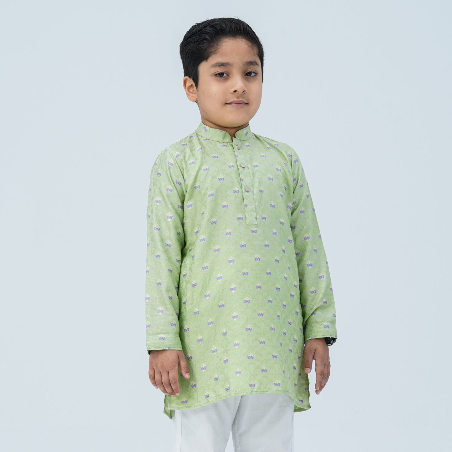Boy's Cotton Green Panjabi
