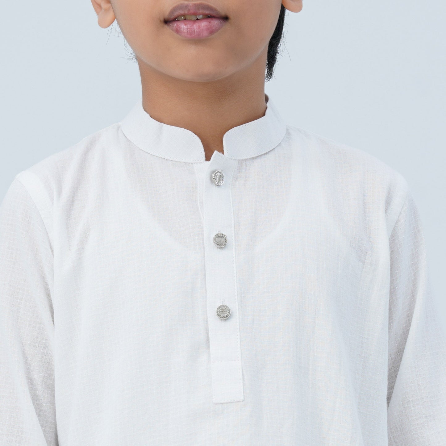 Boy's Cotton White Panjabi