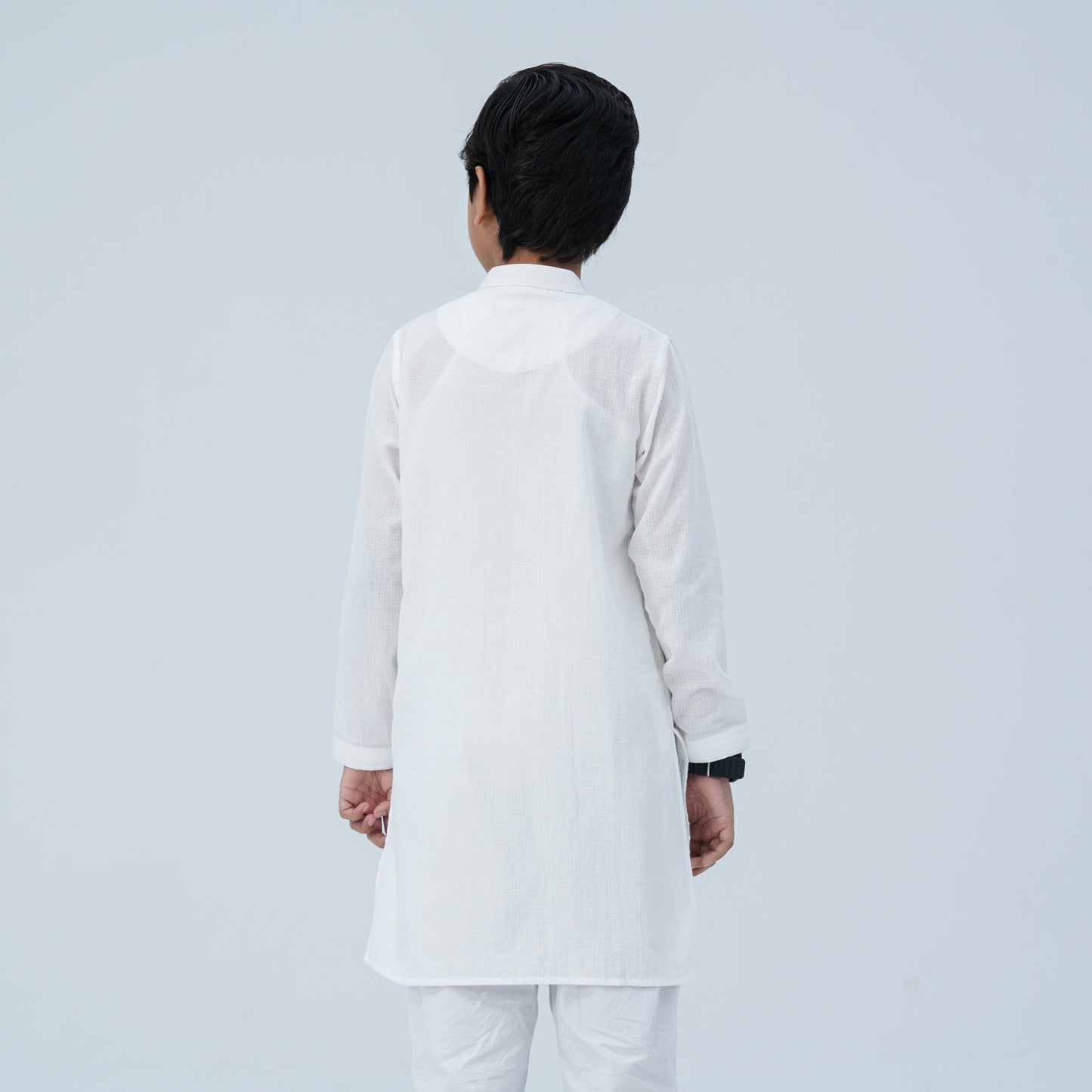 Boy's Cotton White Panjabi