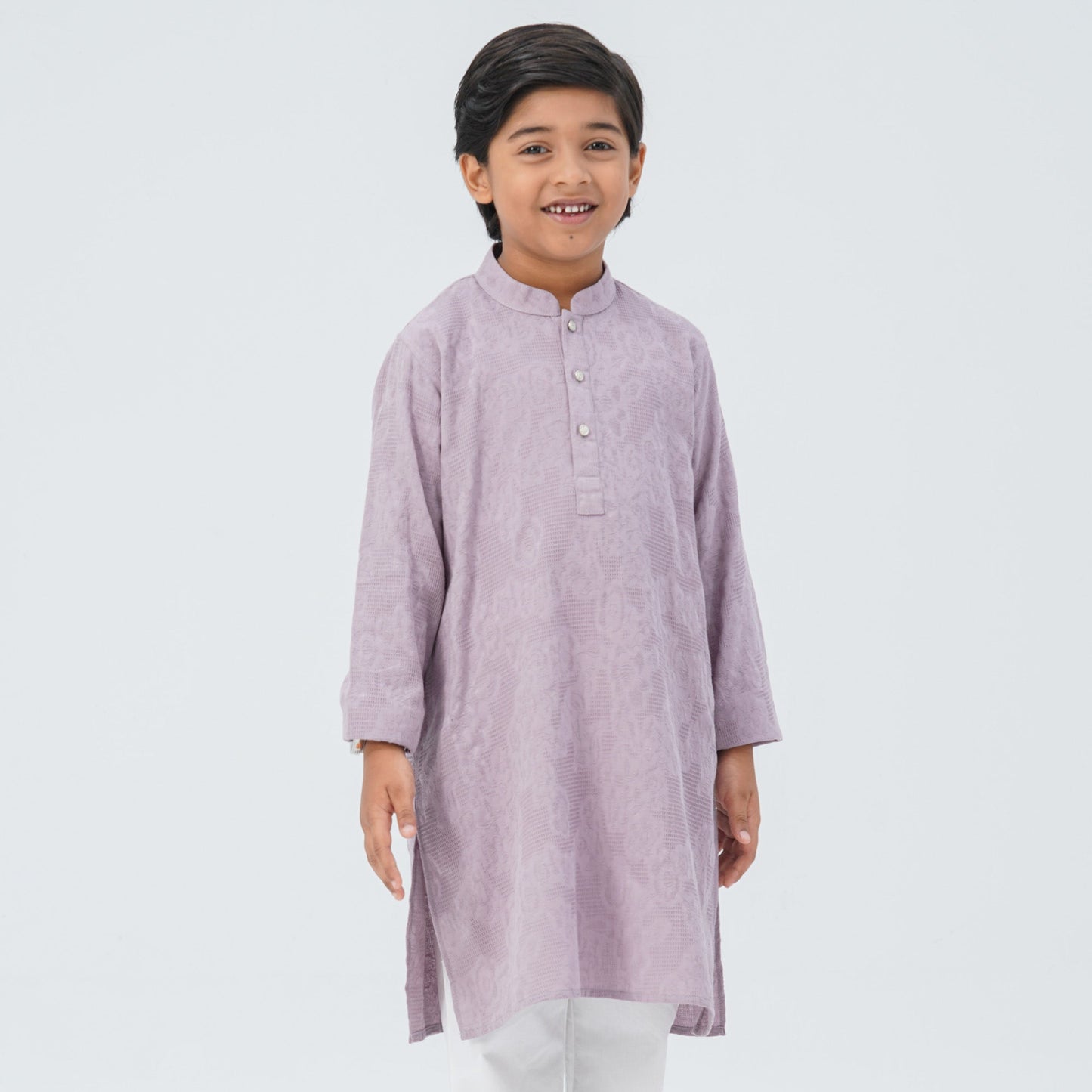 Boy's Blended Cotton Basic Panjabi