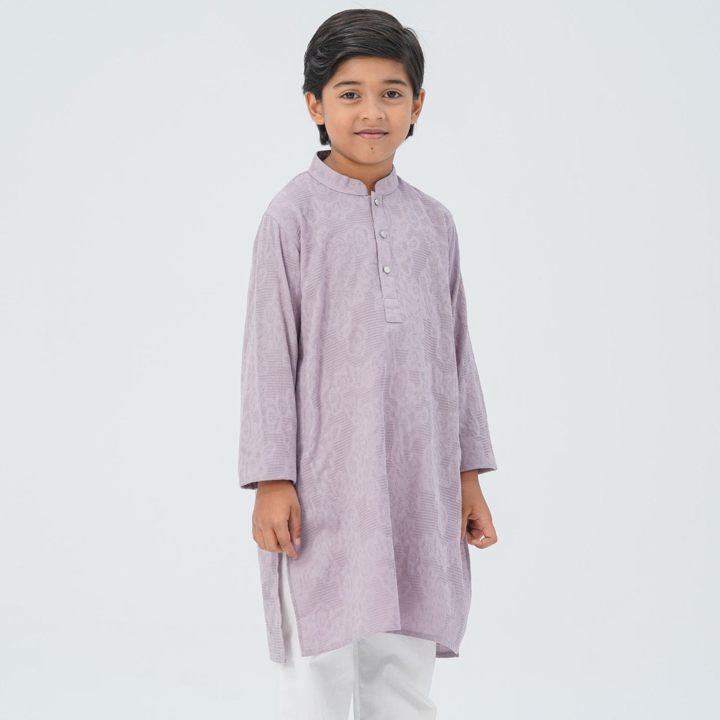 Boy's Blended Cotton Basic Panjabi