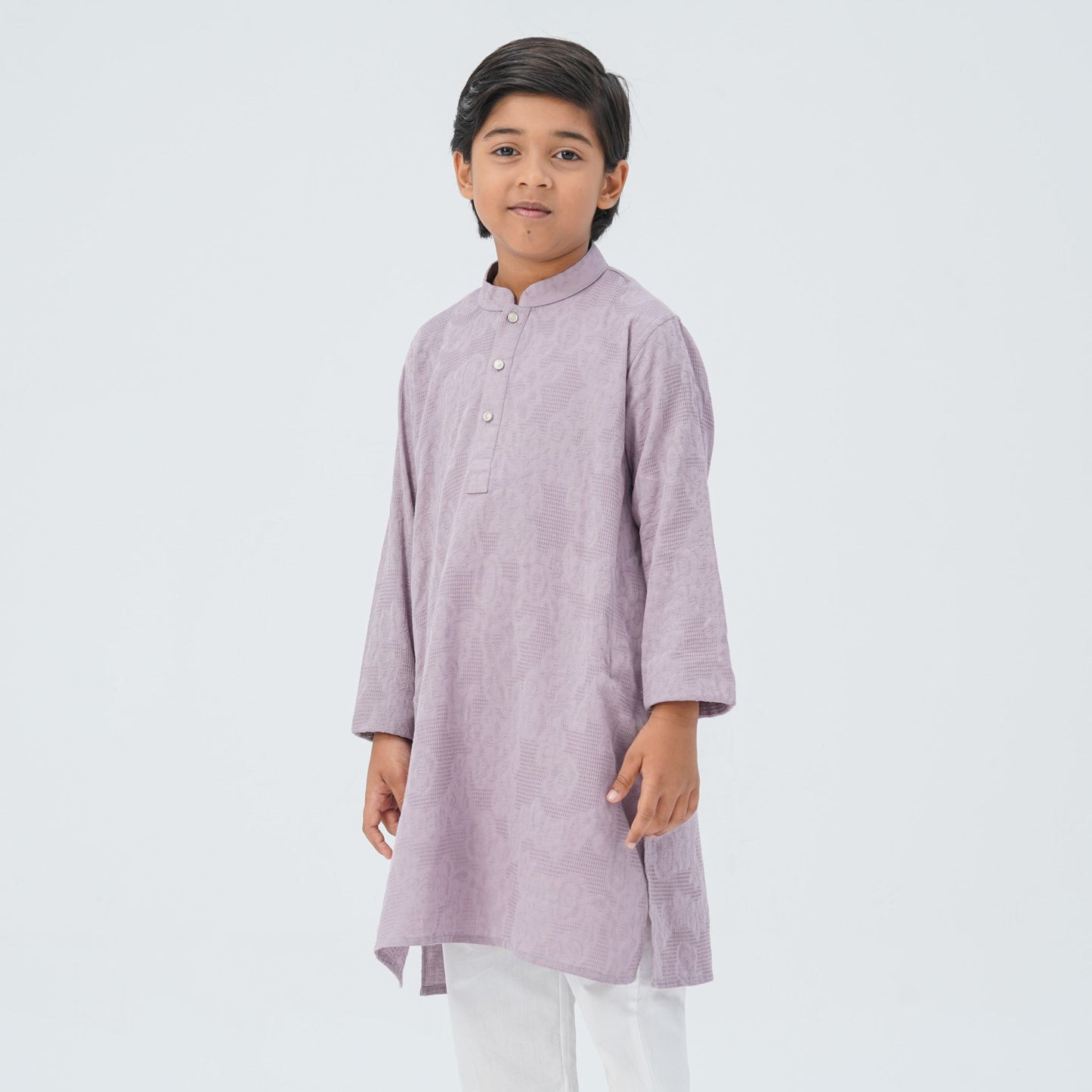 Boy's Blended Cotton Basic Panjabi