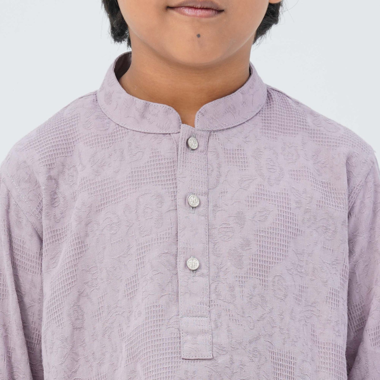Boy's Blended Cotton Basic Panjabi