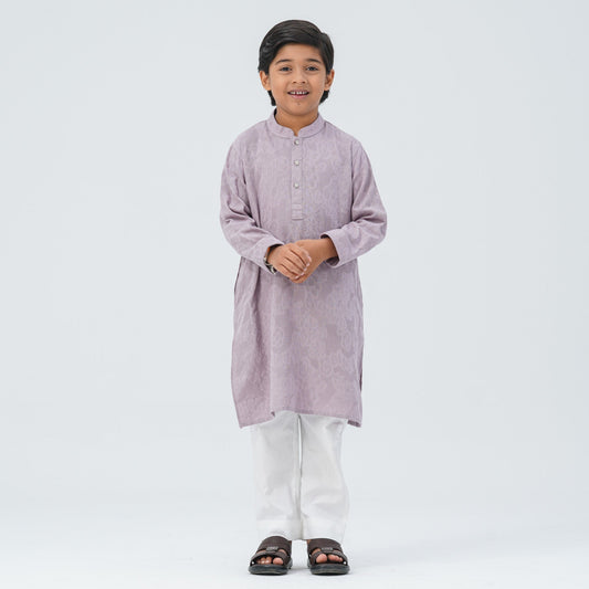 Boy's Blended Cotton Basic Panjabi