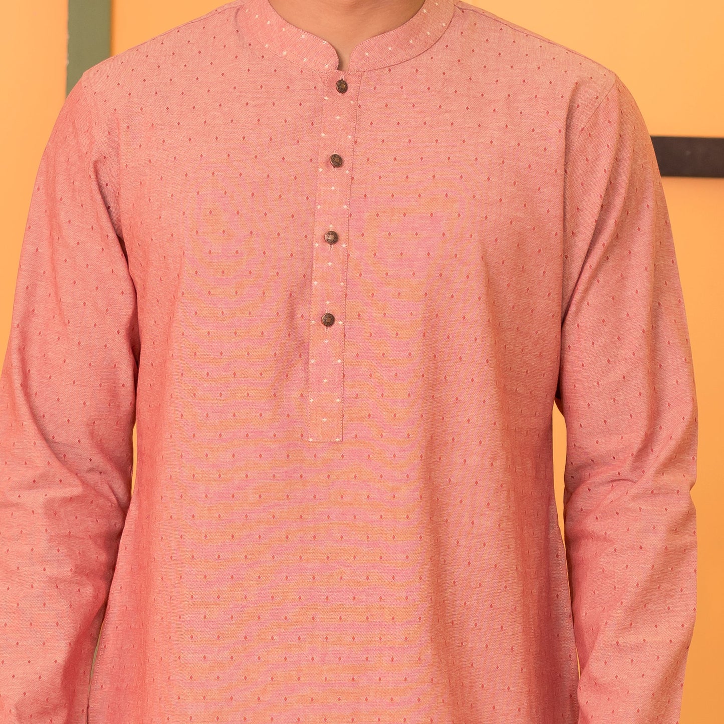 Mens Panjabi- Brick Red