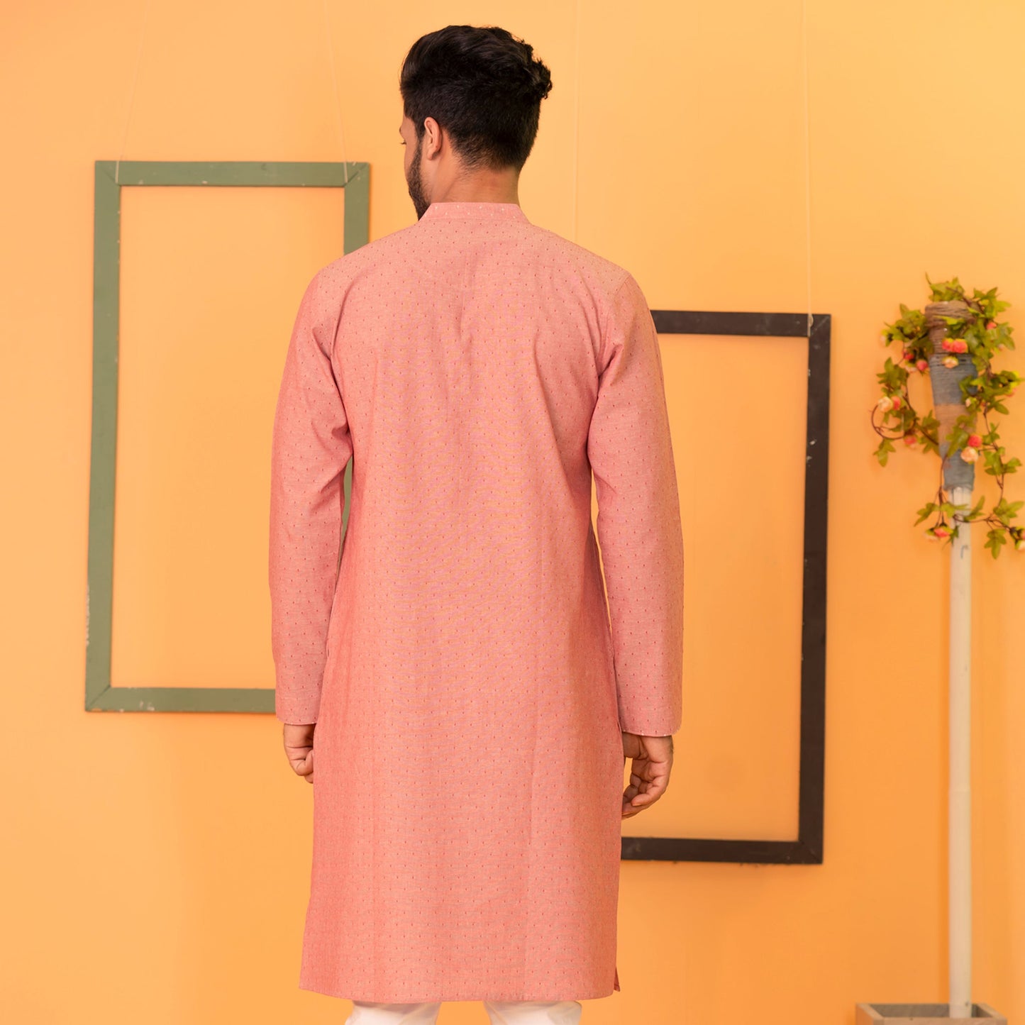 Mens Panjabi- Brick Red