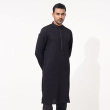 Load image into Gallery viewer, Men Black Panjabi
