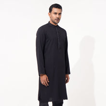 Load image into Gallery viewer, Men Black Panjabi
