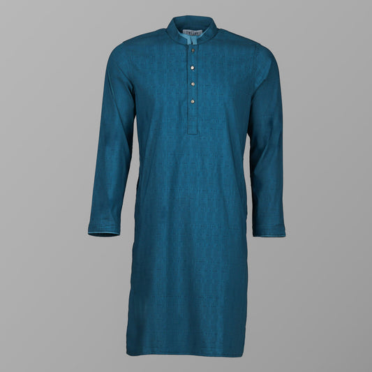 Mens Teal Panjabi