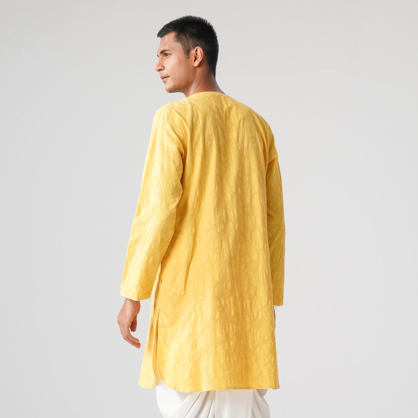 Mens Yellow Panjabi