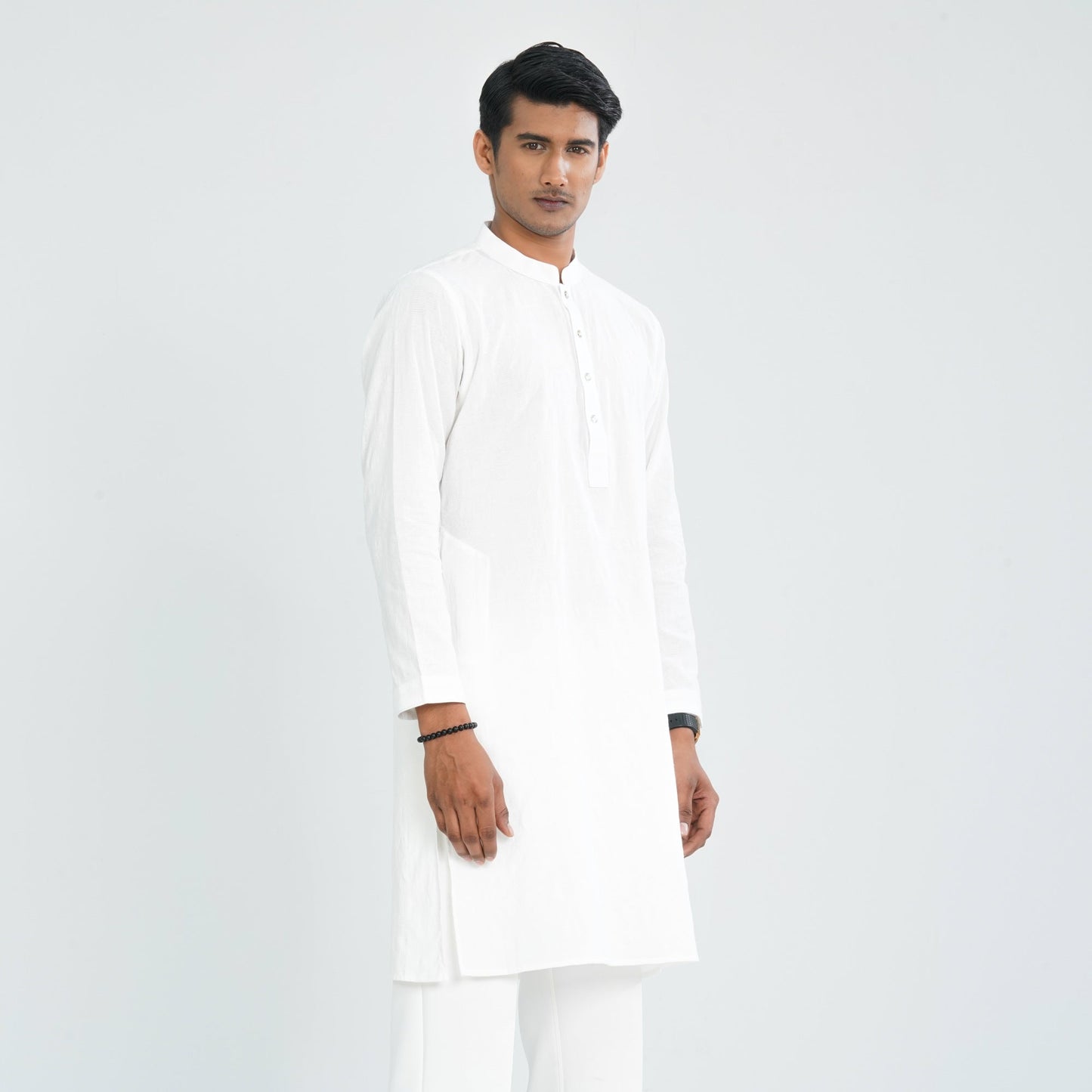 Men's White Panjabi