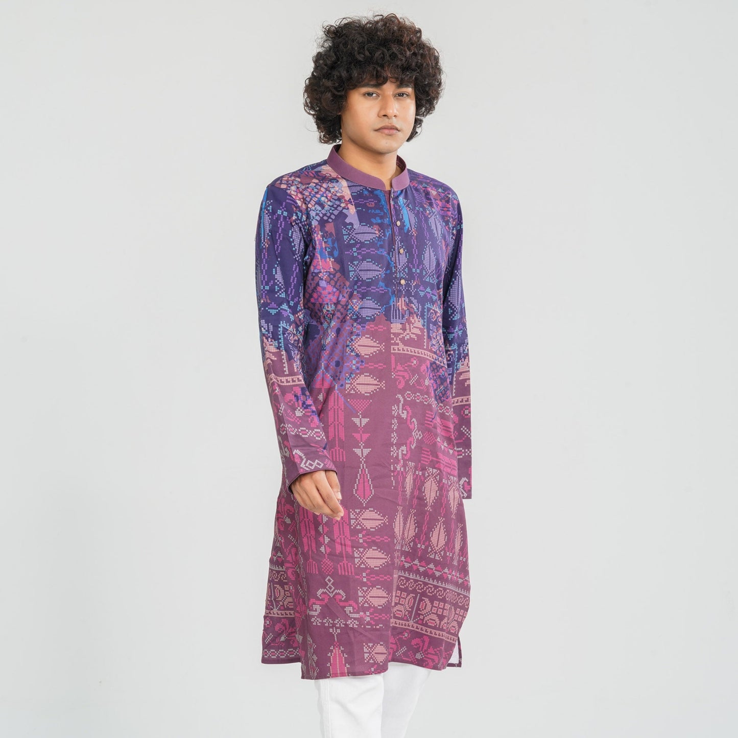 Men's Blended Cotton Panjabi