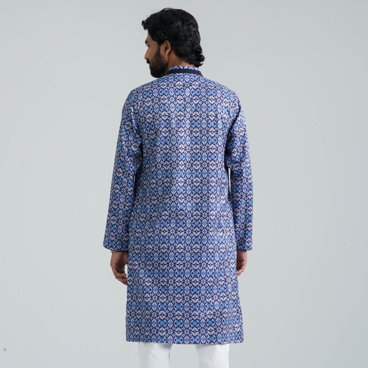 Men’s Blue Print Panjabi