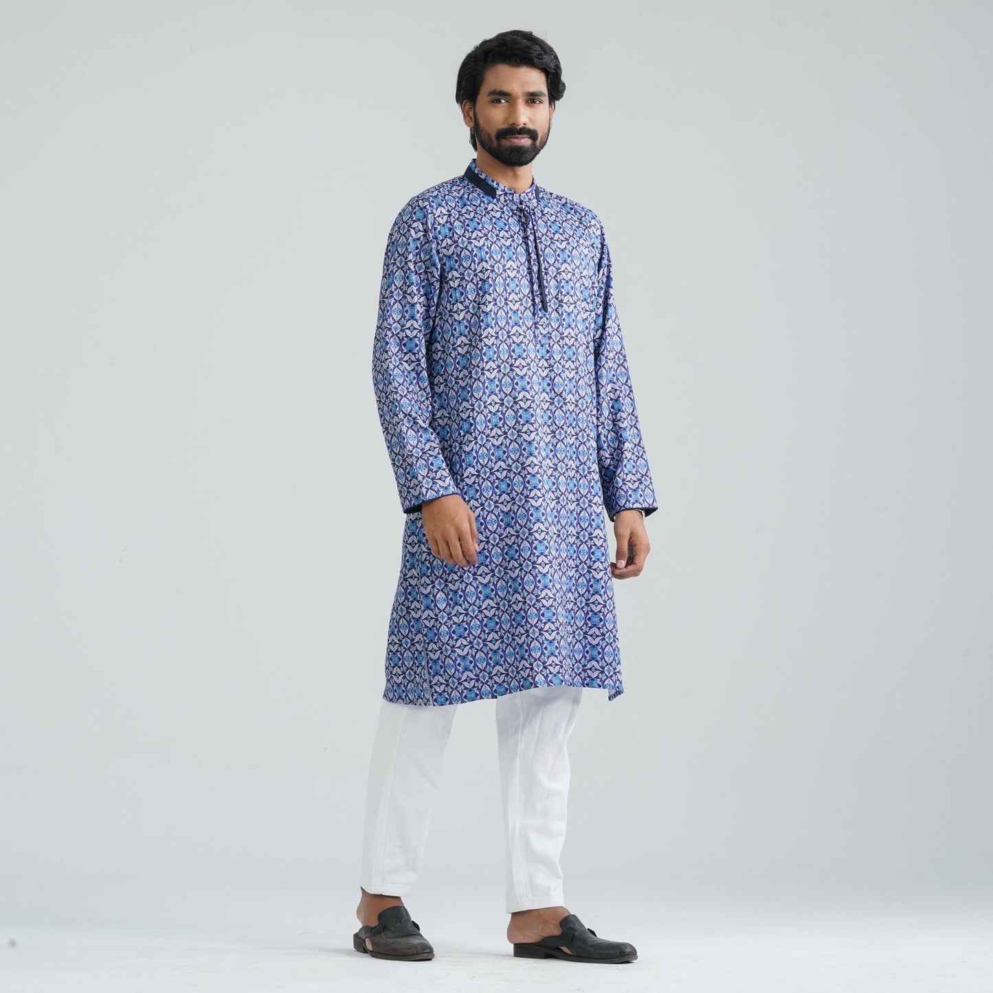 Men’s Blue Print Panjabi
