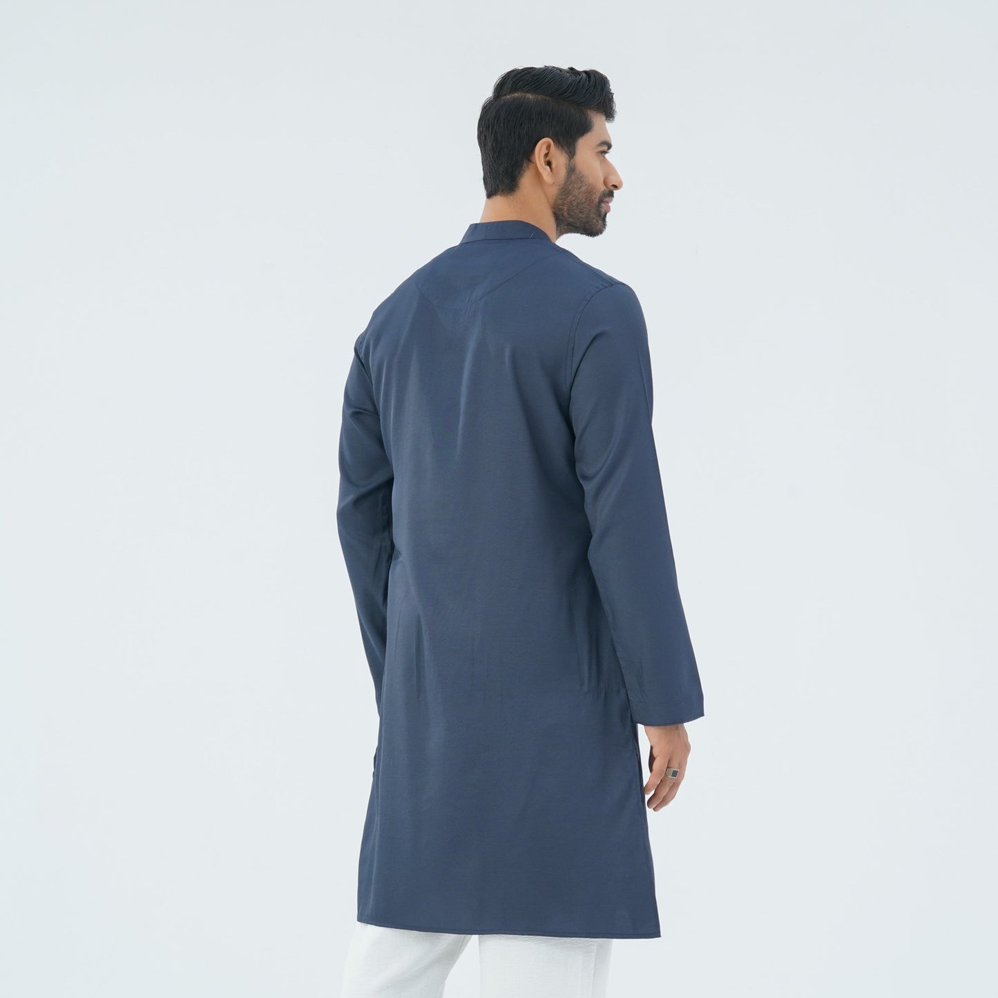 Men’s Blended Silk Embroidered Panjabi
