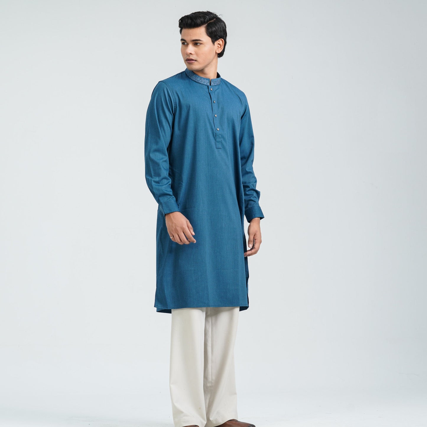 Men’s Suiting Fabric Embroidered Panjabi