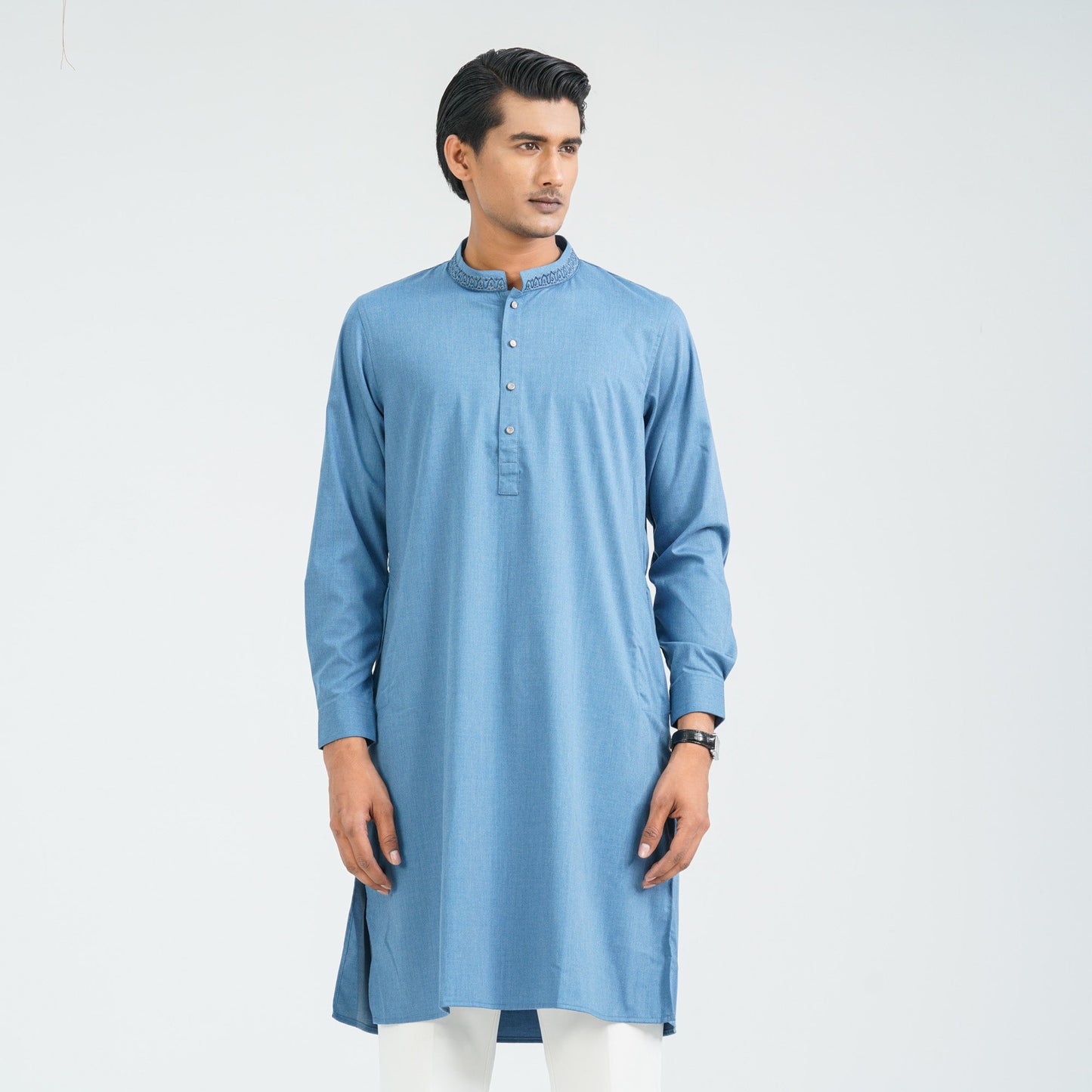 Men’s Suiting Fabric Embroidered Panjabi