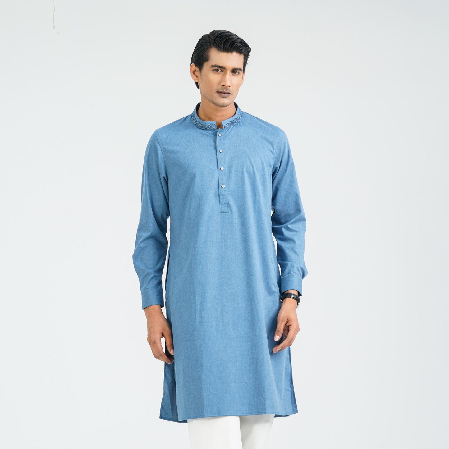 Men’s Suiting Fabric Embroidered Panjabi