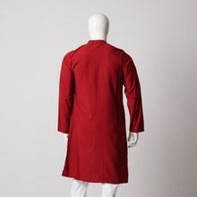 Load image into Gallery viewer, MENS KARCHUPI PANJABI-BURGUNDY
