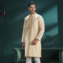 Load image into Gallery viewer, Men’s Beige Karchupi Panjabi
