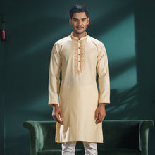 Load image into Gallery viewer, Men’s Beige Karchupi Panjabi
