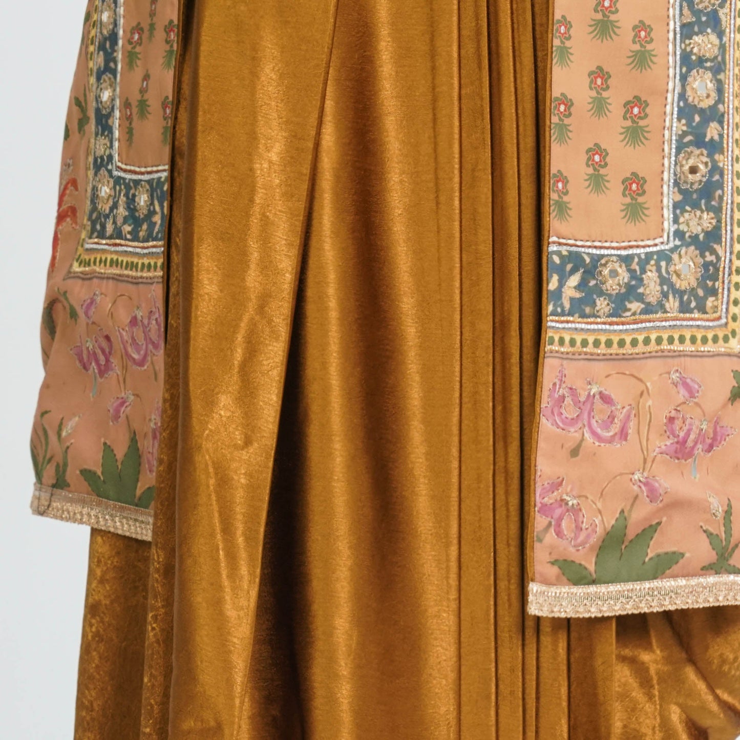 Women’s Silk Pant Saree with Top & Summer Jacket