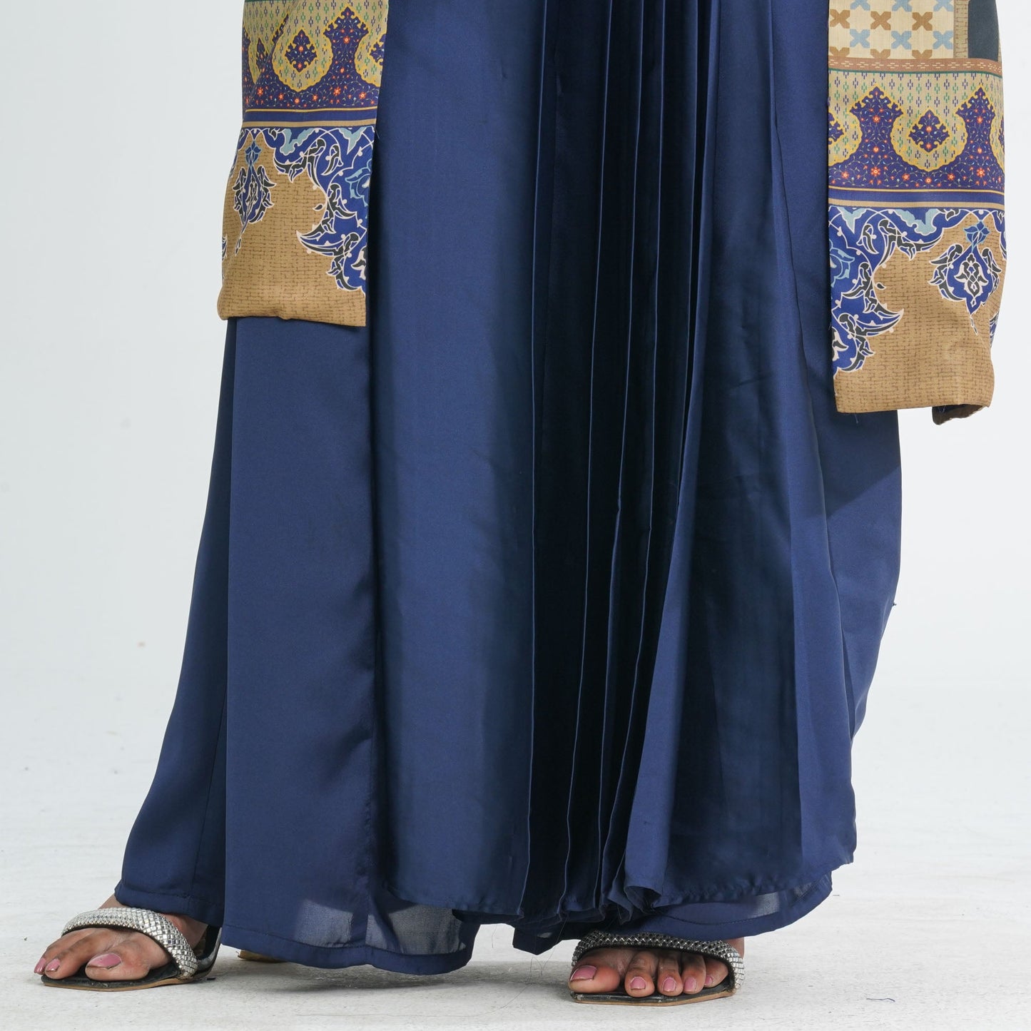 Women’s Silk Pant Saree with Jacket