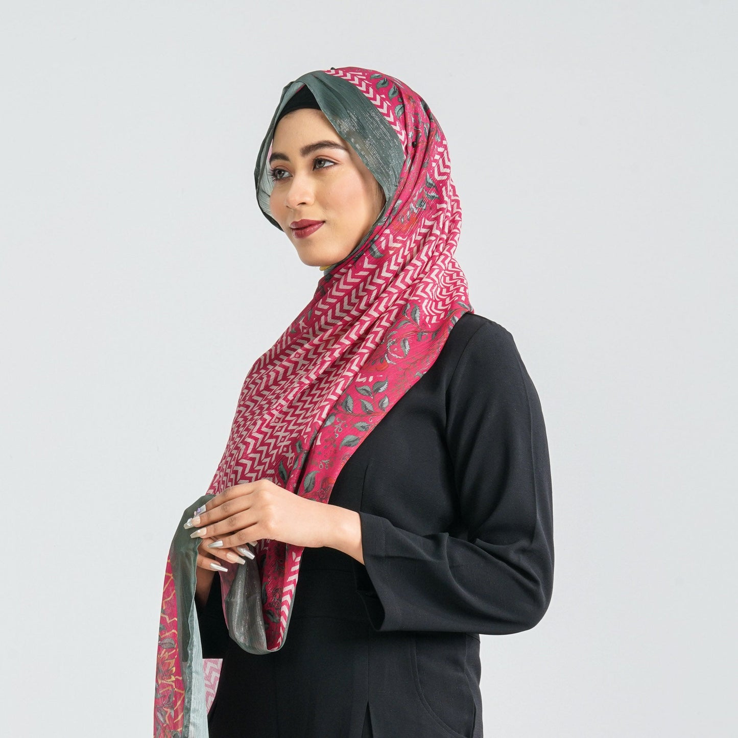 Women’s Blended Silk Digital Printed Scarf