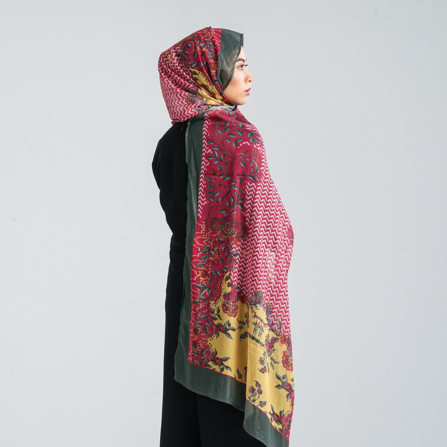 Women’s Blended Silk Digital Printed Scarf
