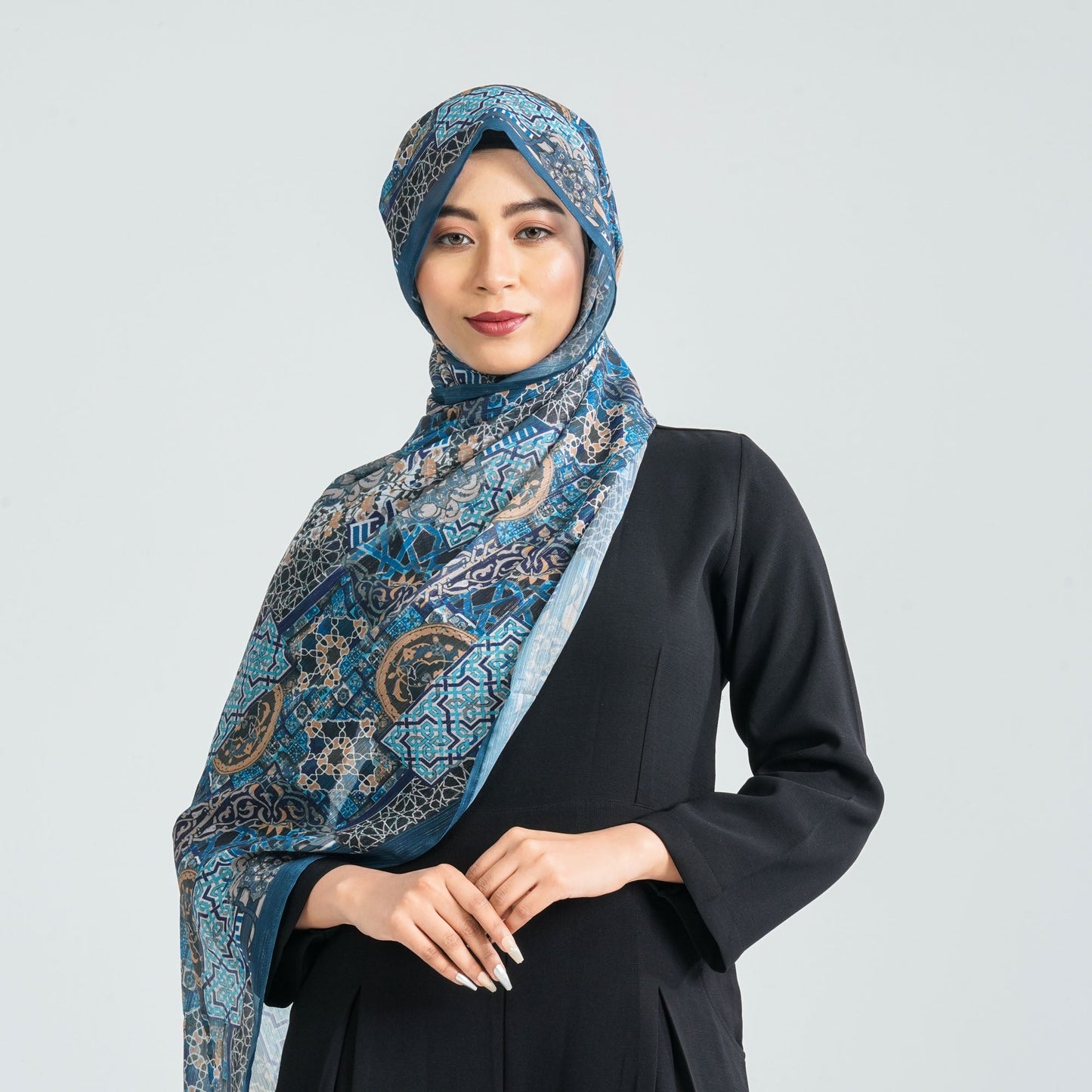 Women’s Blended Silk Digital Printed Scarf