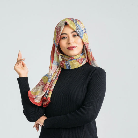 Women’s Blended Silk Digital Printed Scarf
