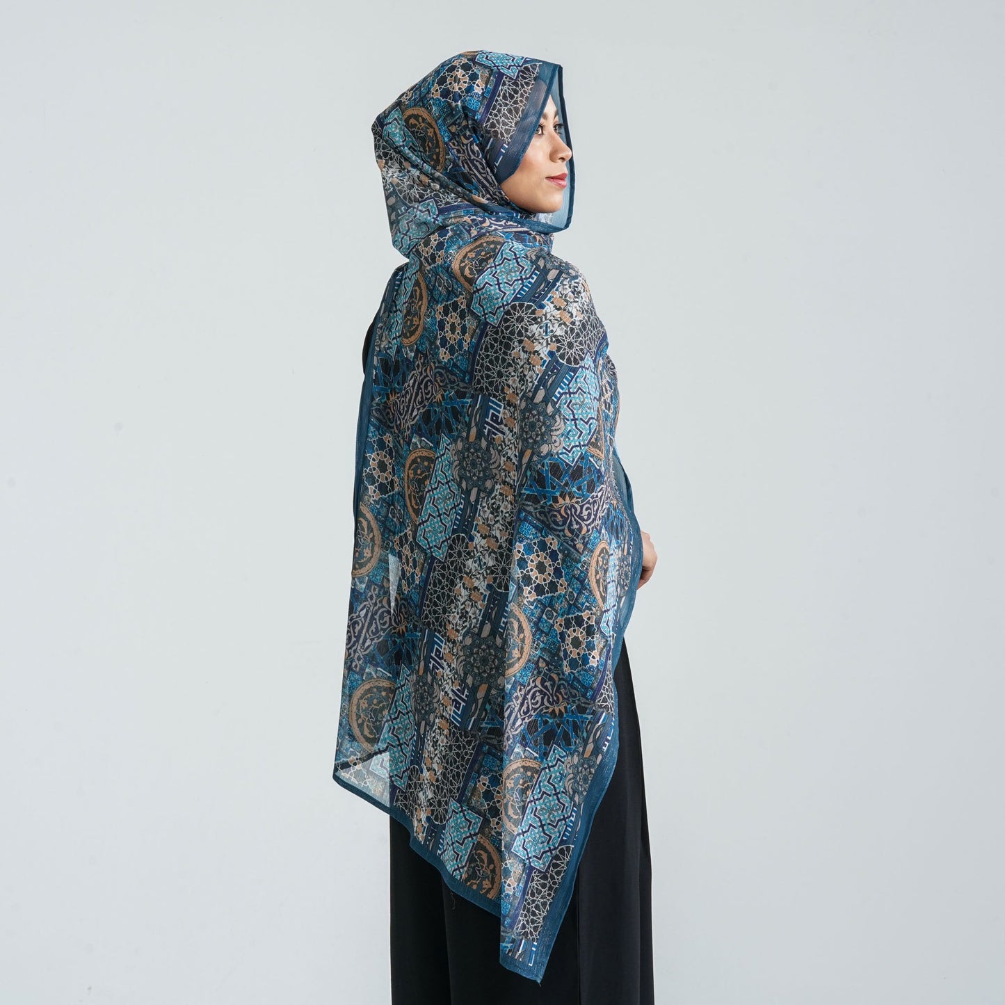Women’s Blended Silk Digital Printed Scarf